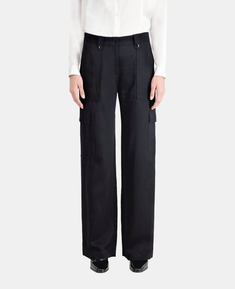 The Kooples F BLACK black cargo pants