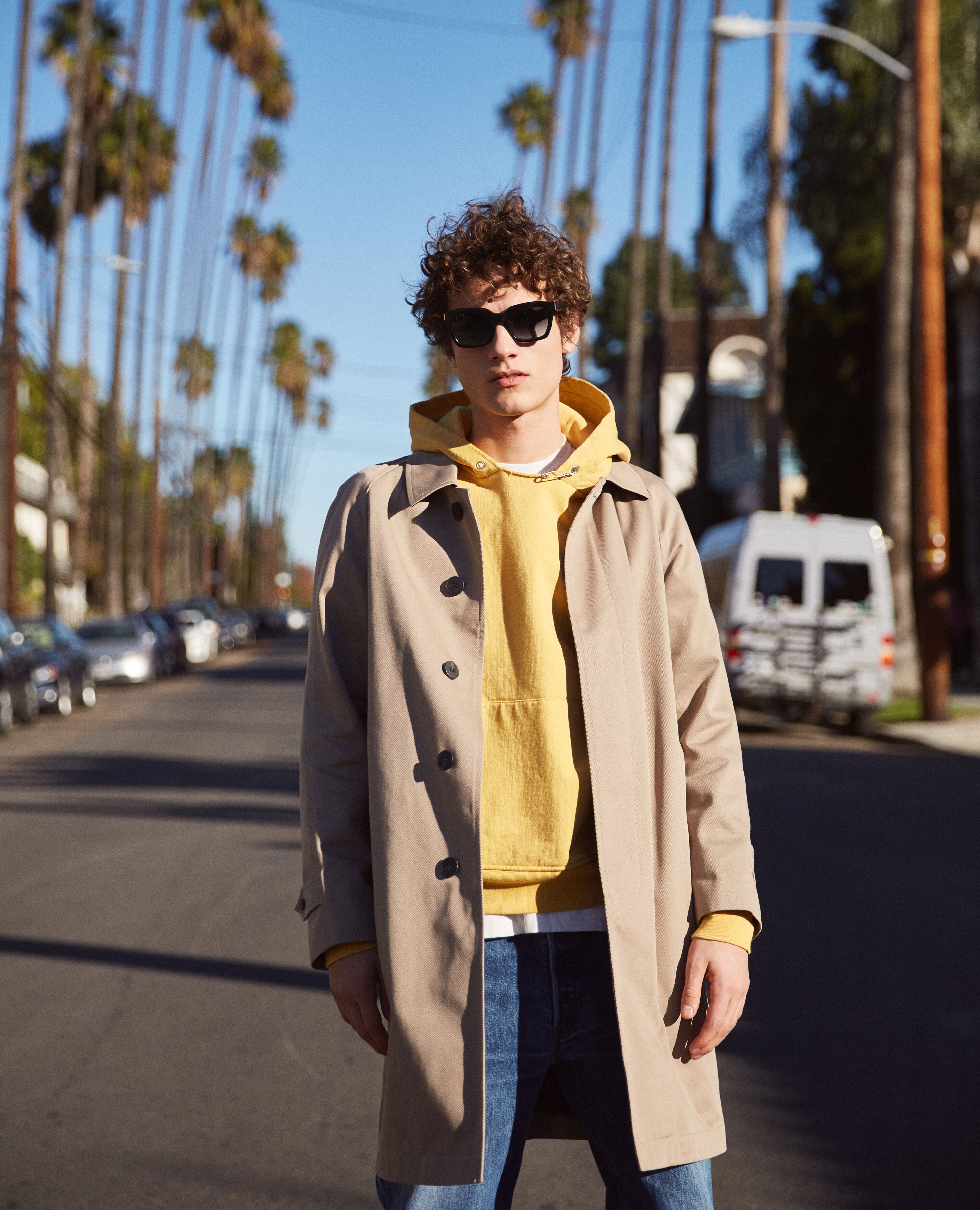 Sandro trench coat mens sale