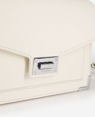 The Kooples WOMEN WHITE emily small white grained leather bag