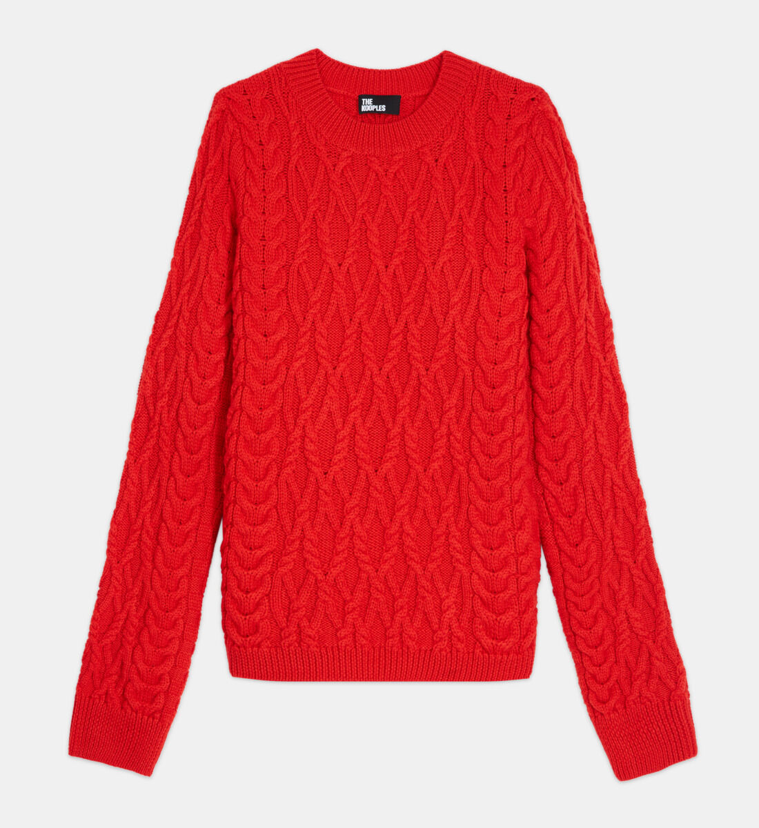Red wool sweater