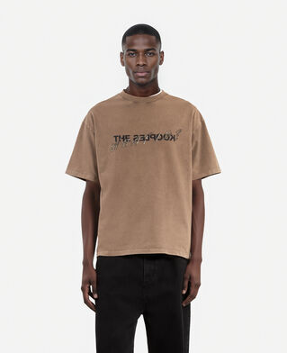 The Kooples MEN CHOCOLATE what is light brown t-shirt