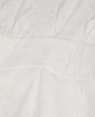 The Kooples WOMEN WHITE short white baroque jacquard dress