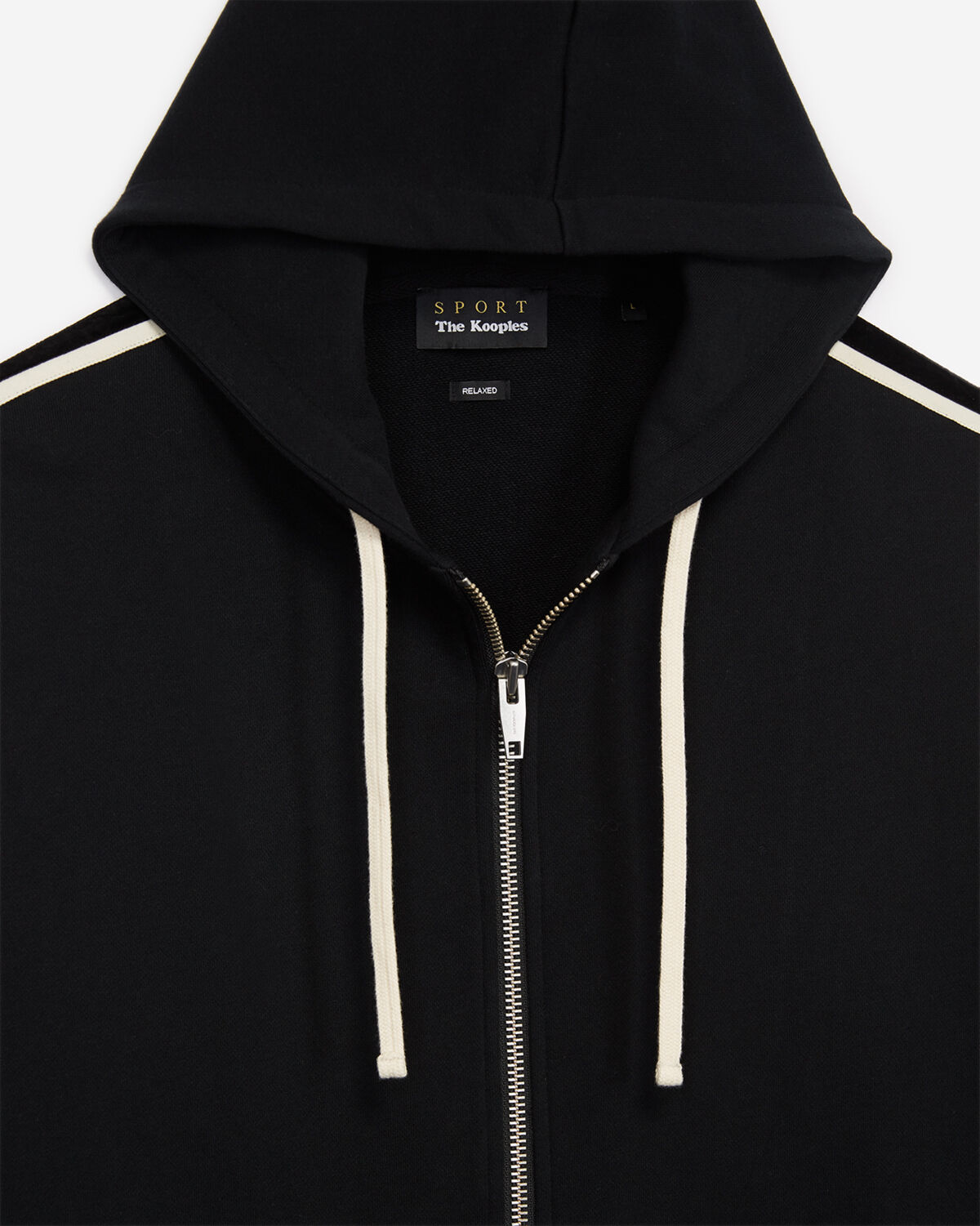 Black fleece zip up hoodie new arrivals
