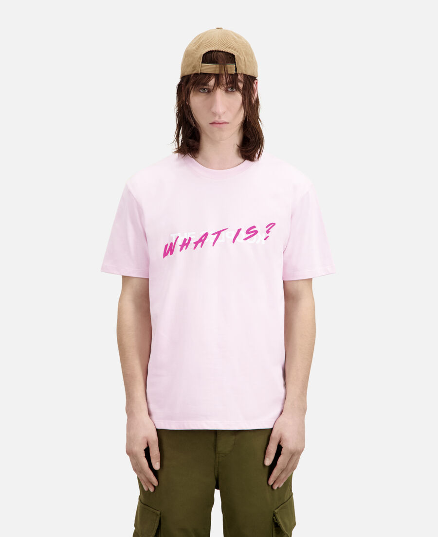 camiseta what is rosa para hombre
