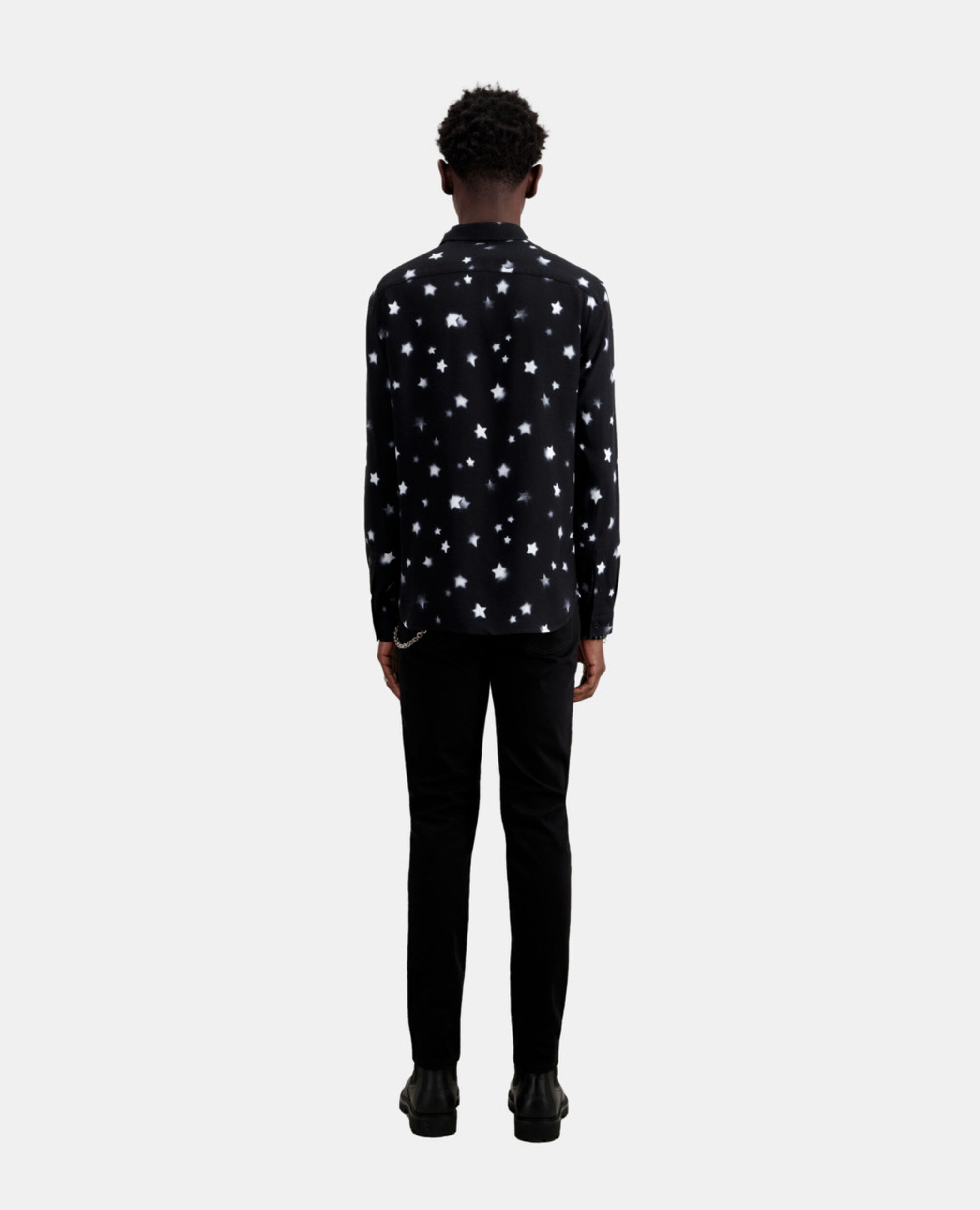 Printed shirt, BLACK, hi-res image number null