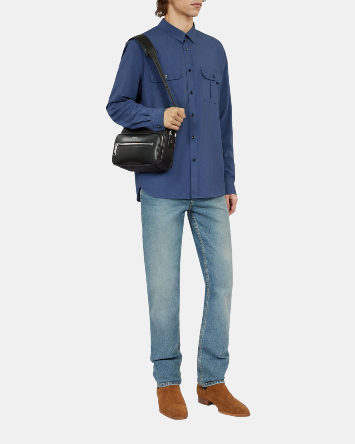 Chemise bleu roi, MIDDLE NAVY, hi-res image number null