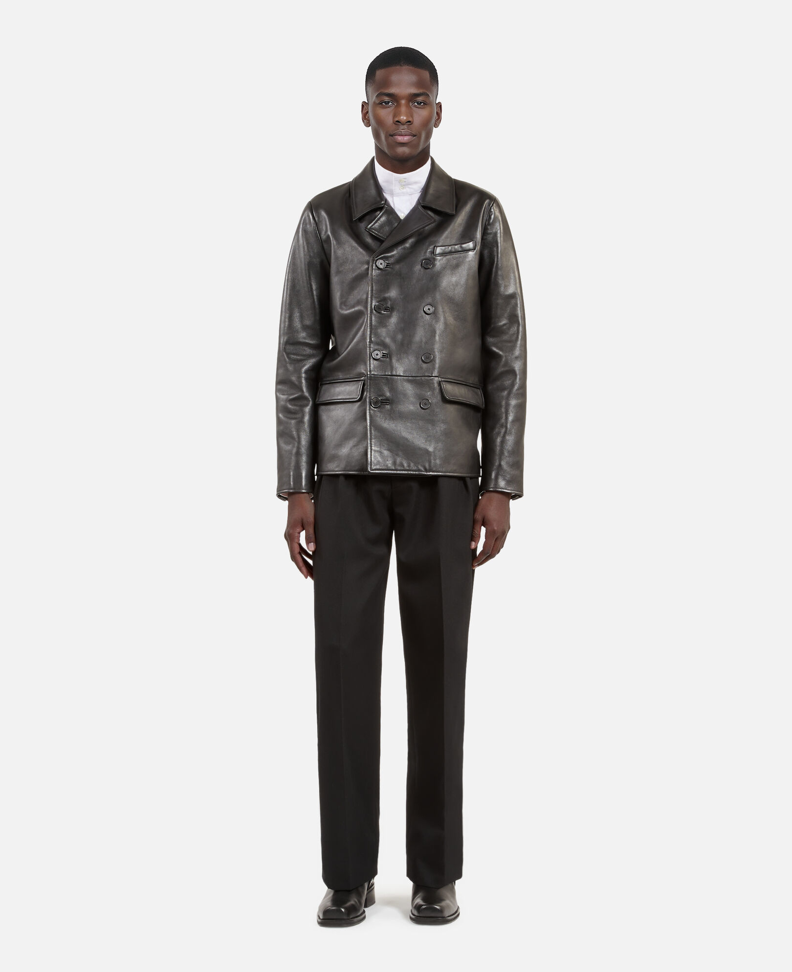 The Kooples HOMBRE BLACK chaqueta piel negra