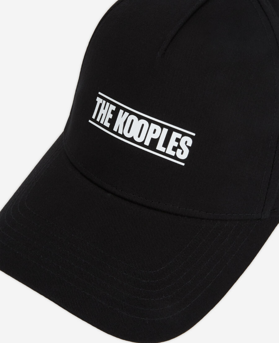 the kooples black logo cap