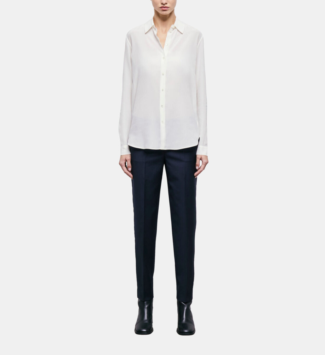 Chemise en soie blanche The Kooples
