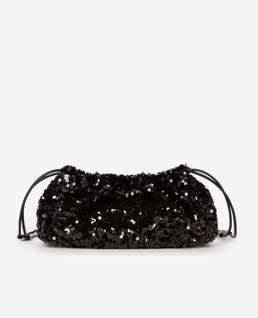 The Kooples FEMME BLACK sac taylor &agrave; sequins noir