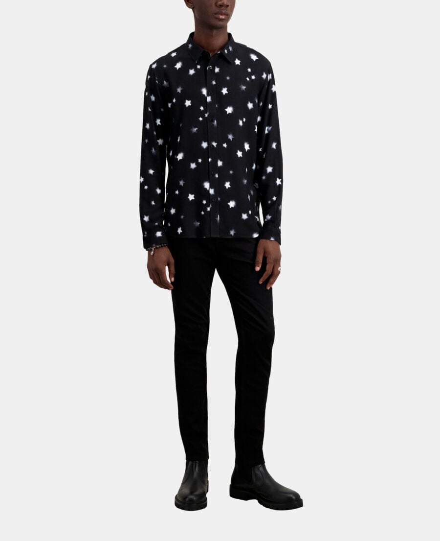 The Kooples HOMME BLACK chemise imprimée