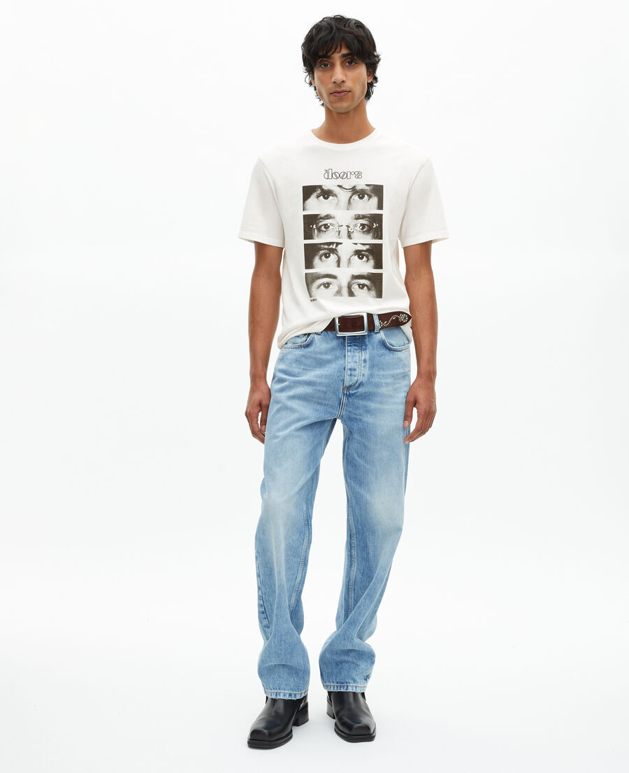 The Kooples MIXTE ECRU t-shirt mixte the doors x the kooples &eacute;cru