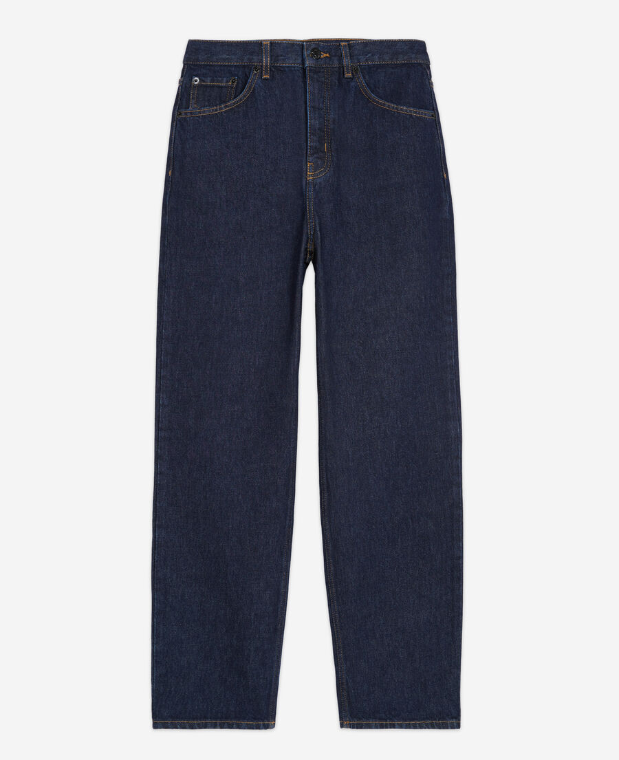 The Kooples F BLUE BRUT blue straight-cut jeans