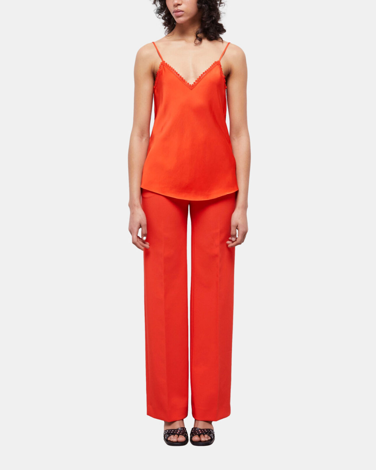 The Kooples FEMME PUMPKIN caraco orange