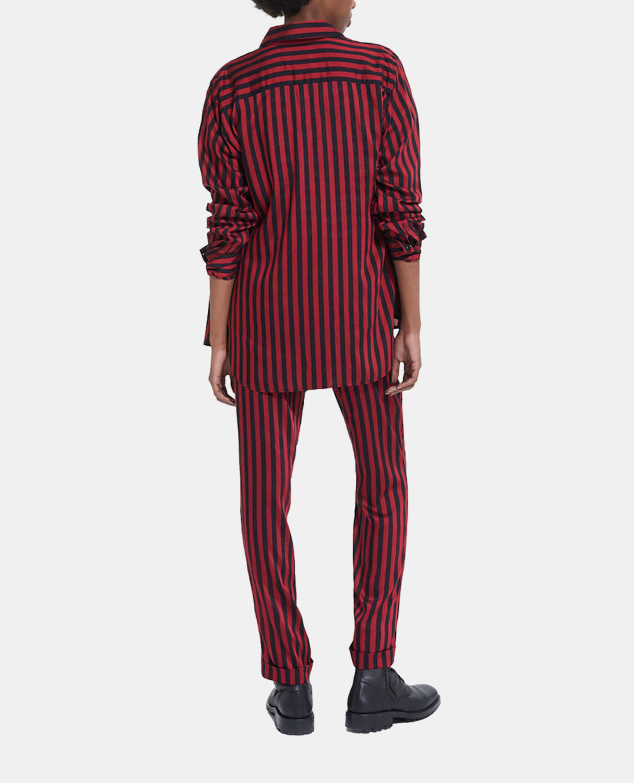 Pantalon à rayures, ROUGE NOIR, hi-res image number null