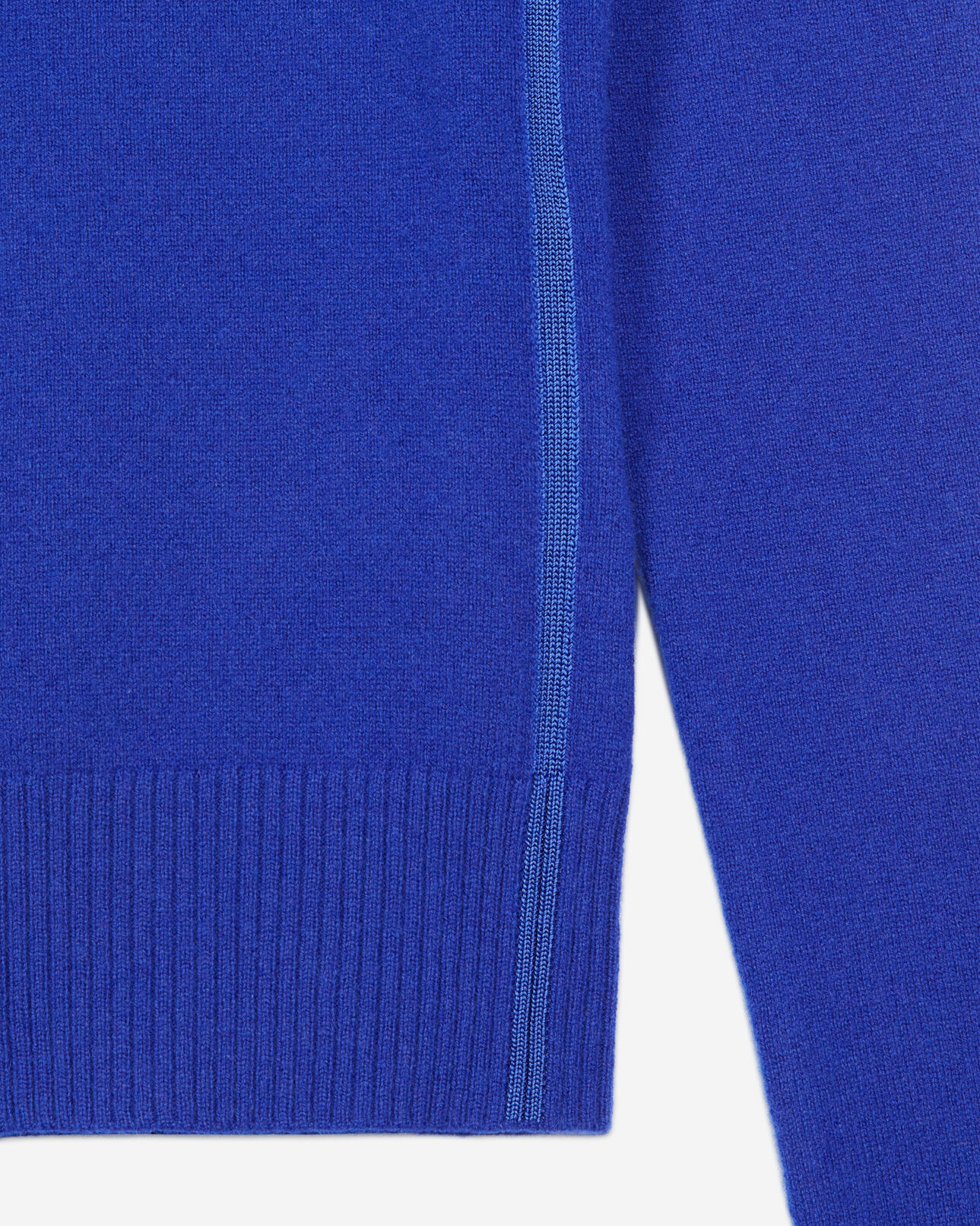 The Kooples FEMME BLUE ELECTRIC pull en cachemire bleu électrique