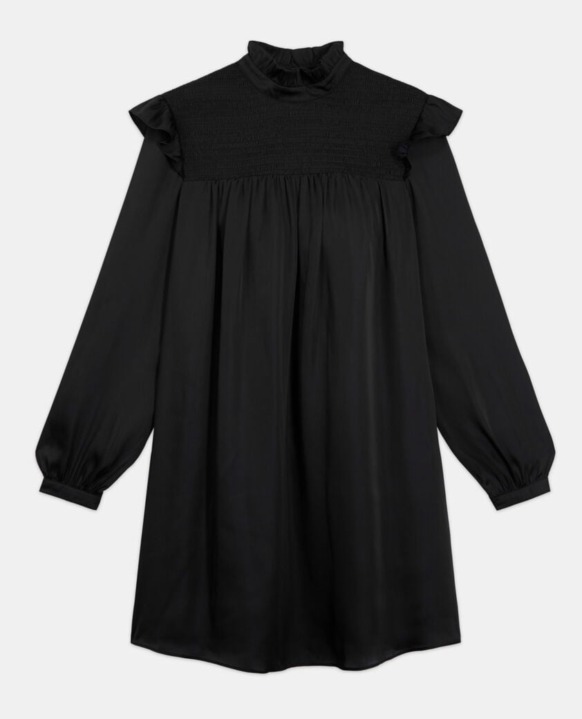 The Kooples DAMEN BLACK schwarzes kurzes kleid