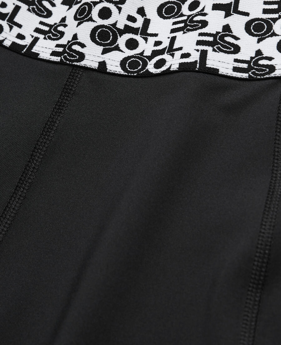 technical cycling shorts with black logo