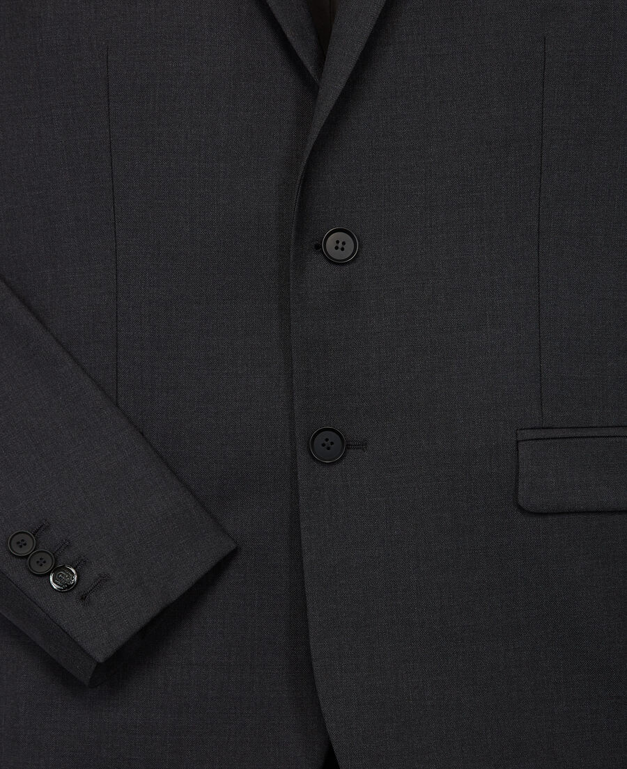 The Kooples HOMME DARK GREY veste de costume grise