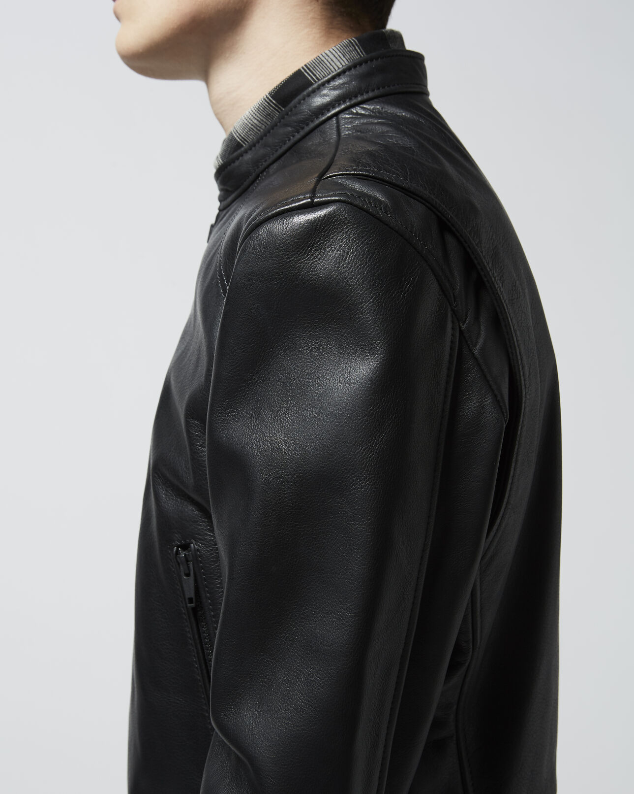 The Kooples MEN BLACK leather jacket