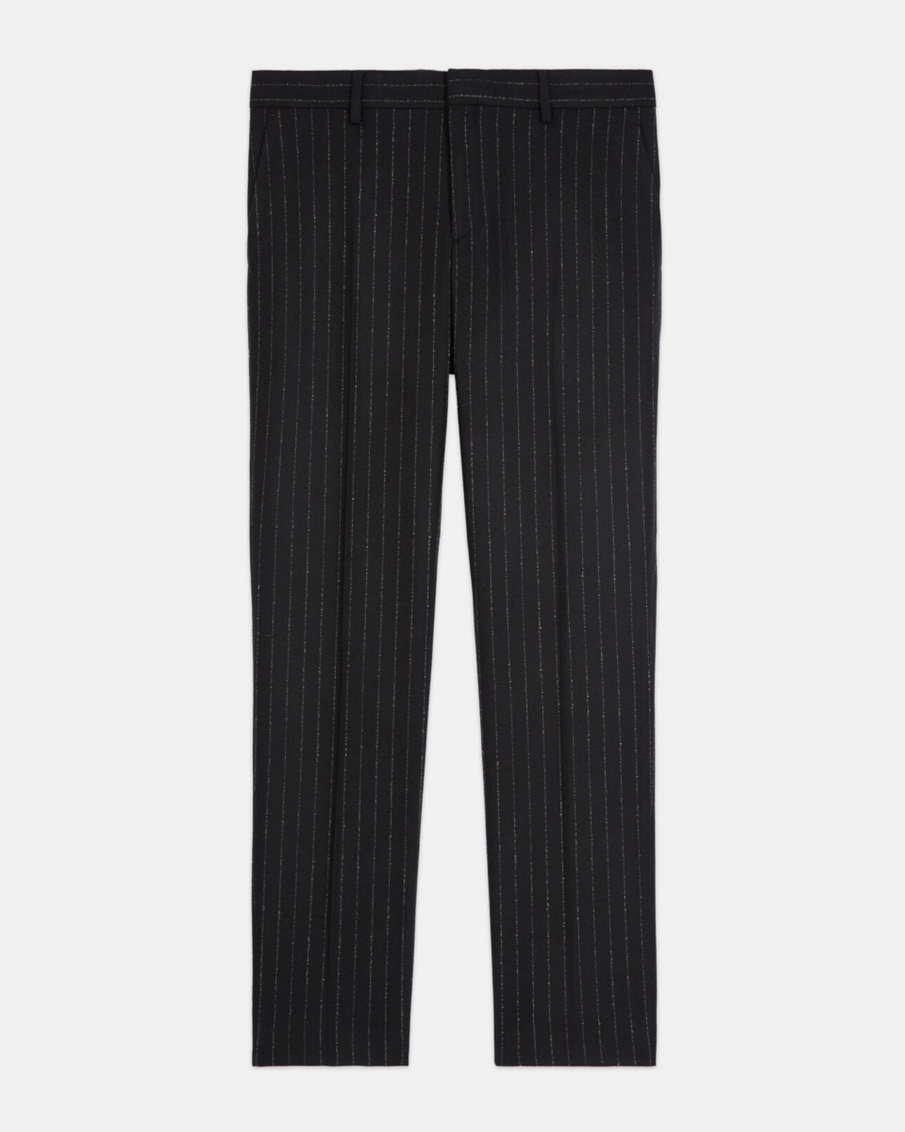 The Kooples MEN BLACK WHITE striped suit pants