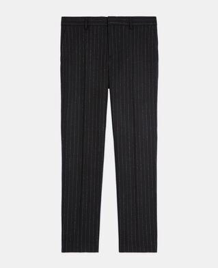 The Kooples H BLACK WHITE striped suit pants