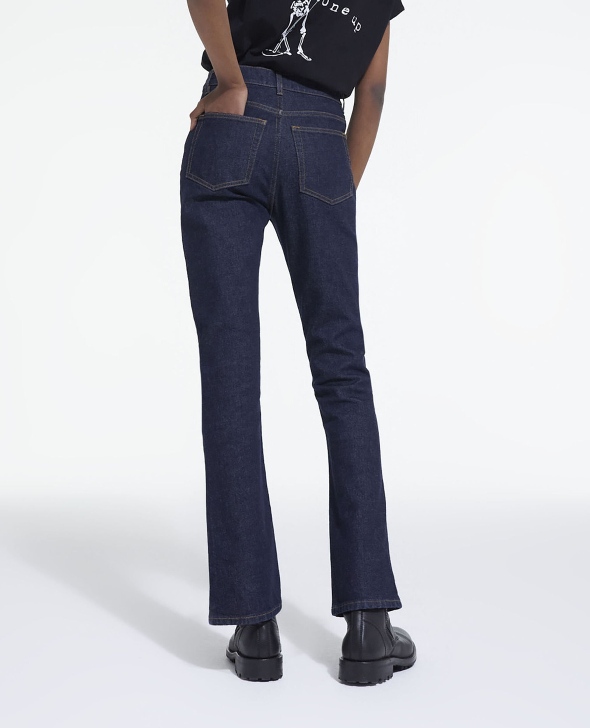 Dark blue flare jeans, BLUE BRUT, hi-res image number null