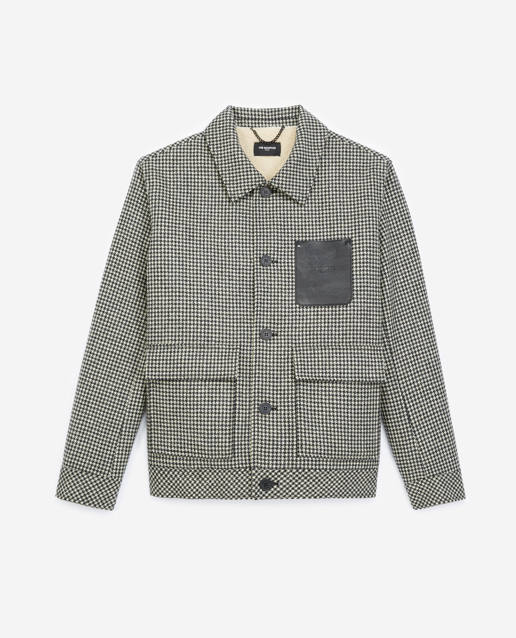 Off white houndstooth jacket sale