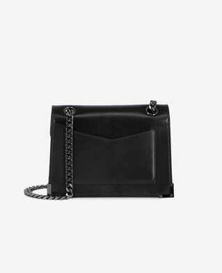 The Kooples FEMME BLACK sac emily small en cuir lisse noir