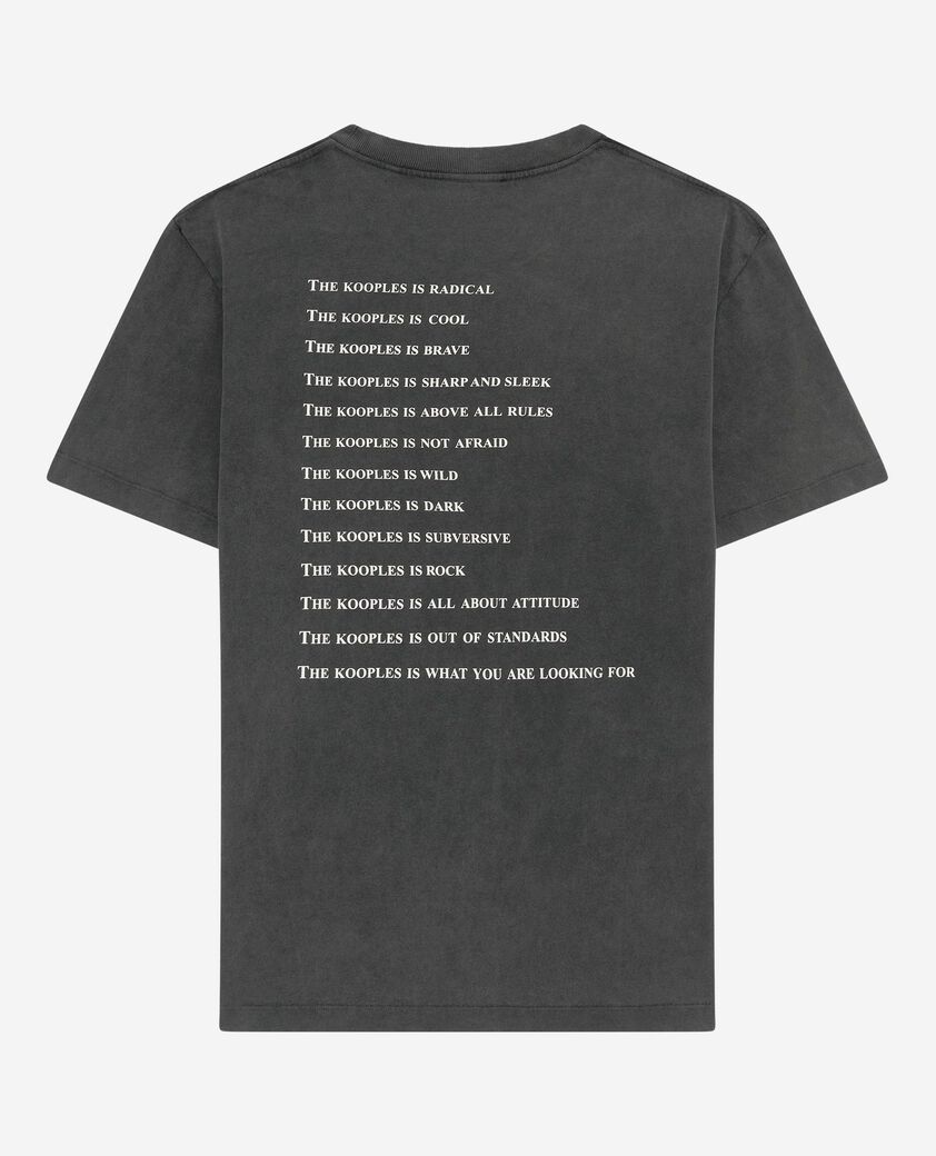 The Kooples MEN BLACK what is black t-shirt