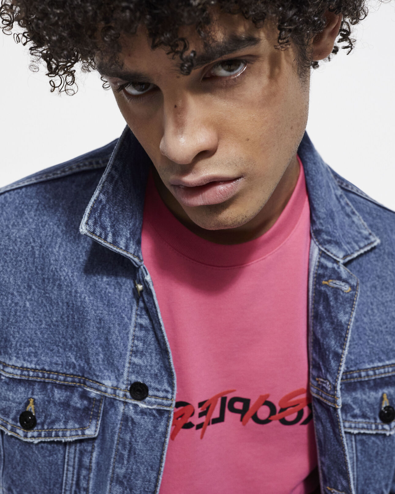 The Kooples MEN BLUE DENIM blue denim jacket