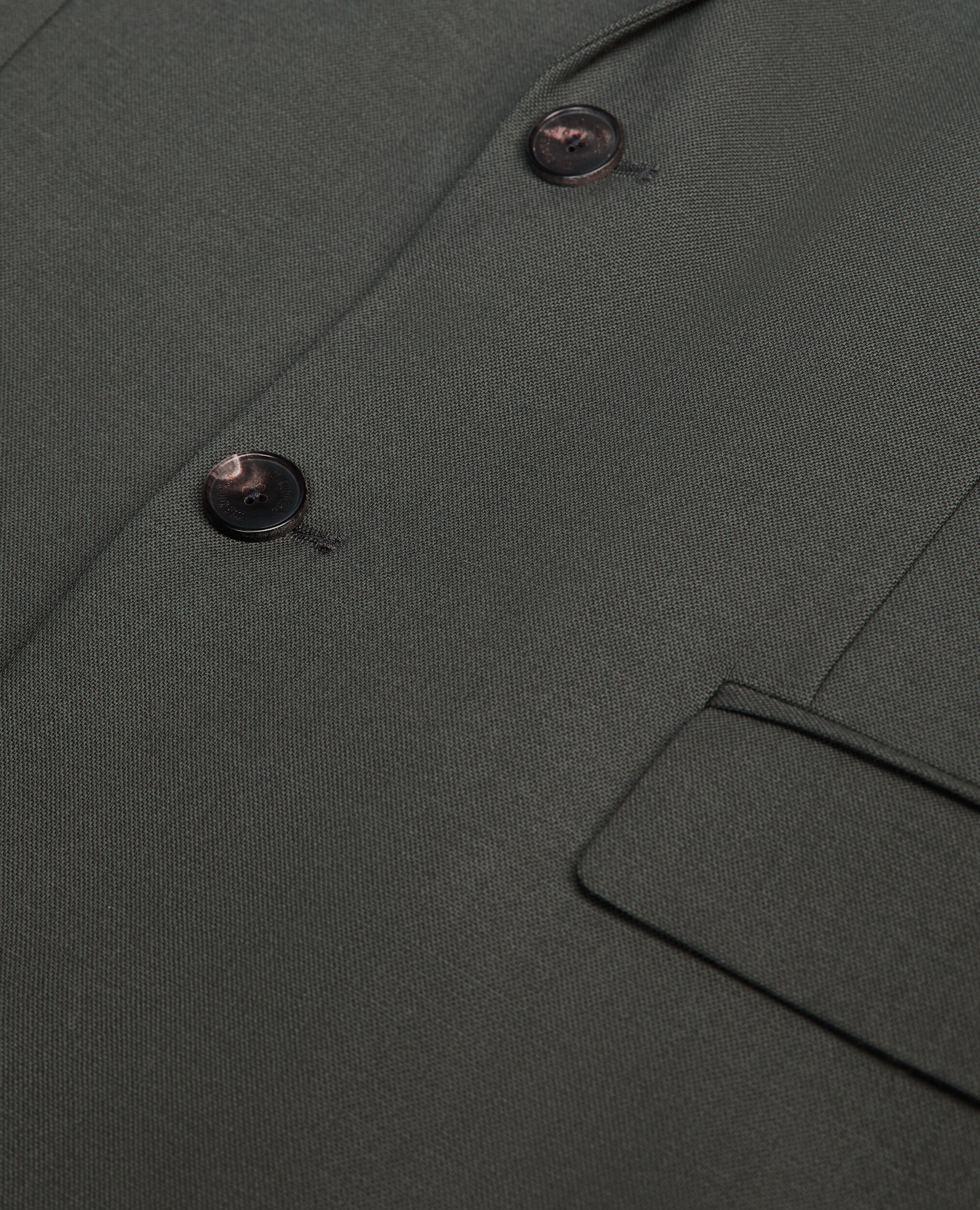 Khakifarbene Anzugjacke aus Wolle, KAKI, hi-res image number null
