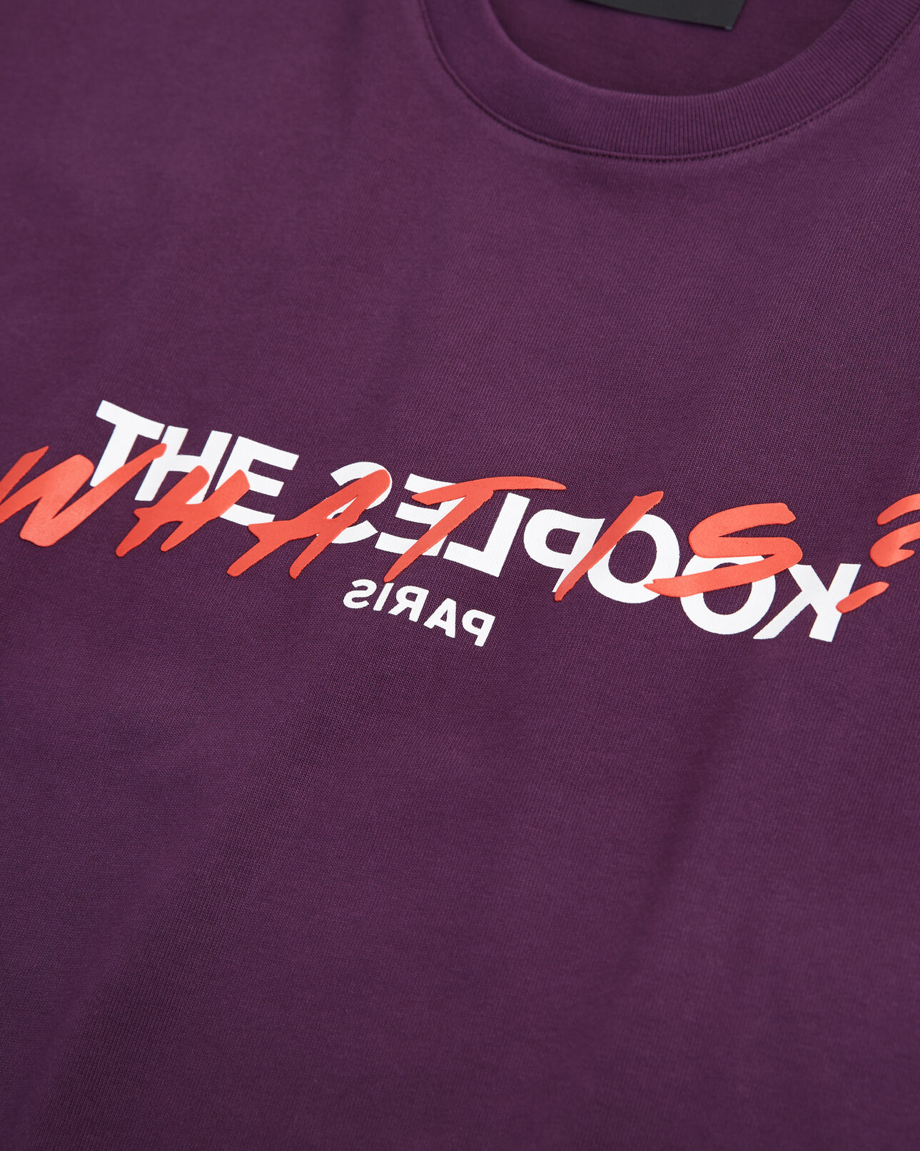 The Kooples HOMBRE PURPLE camiseta de algodón púrpura qué es