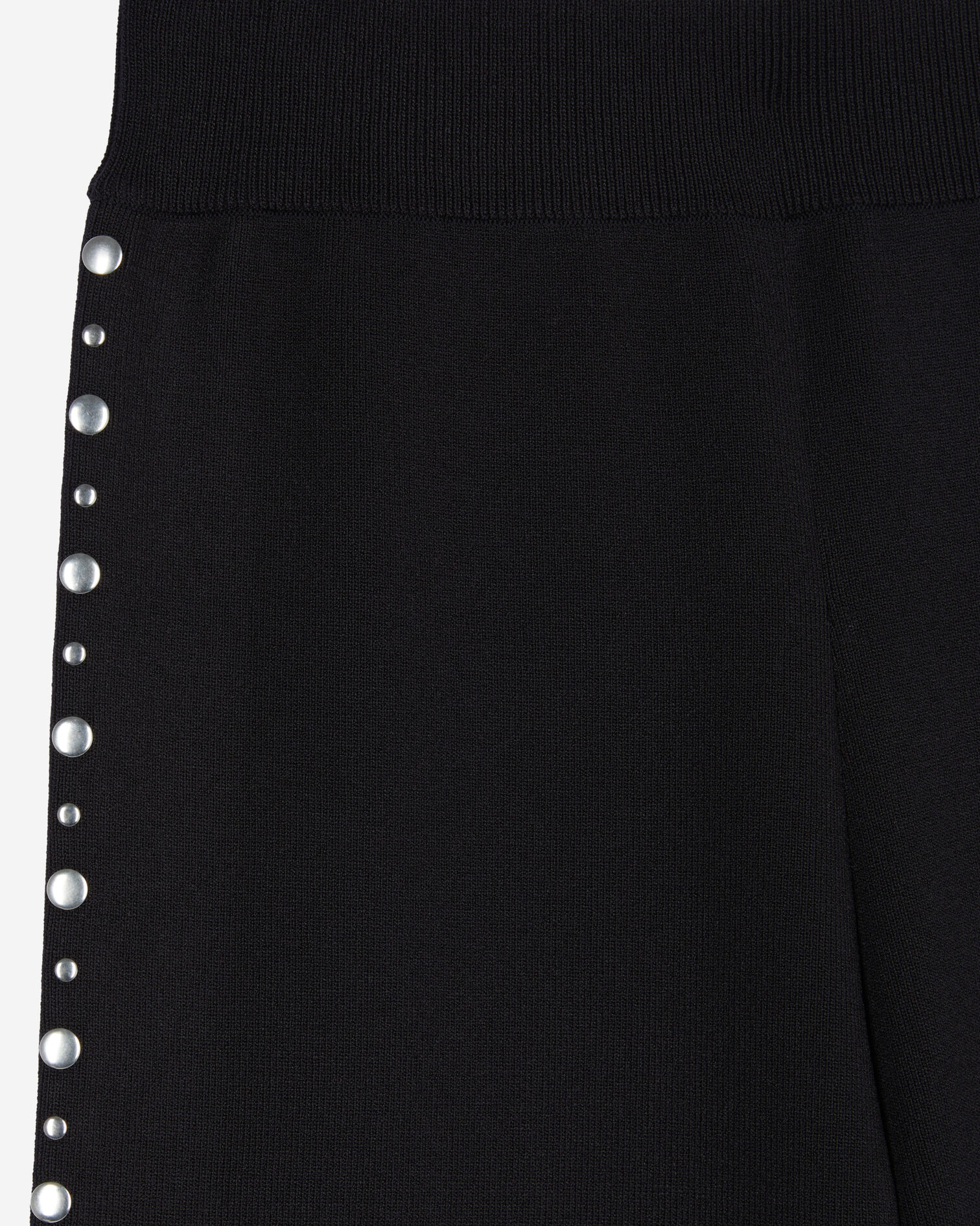 Pantalon en maille noir, BLACK, hi-res image number null
