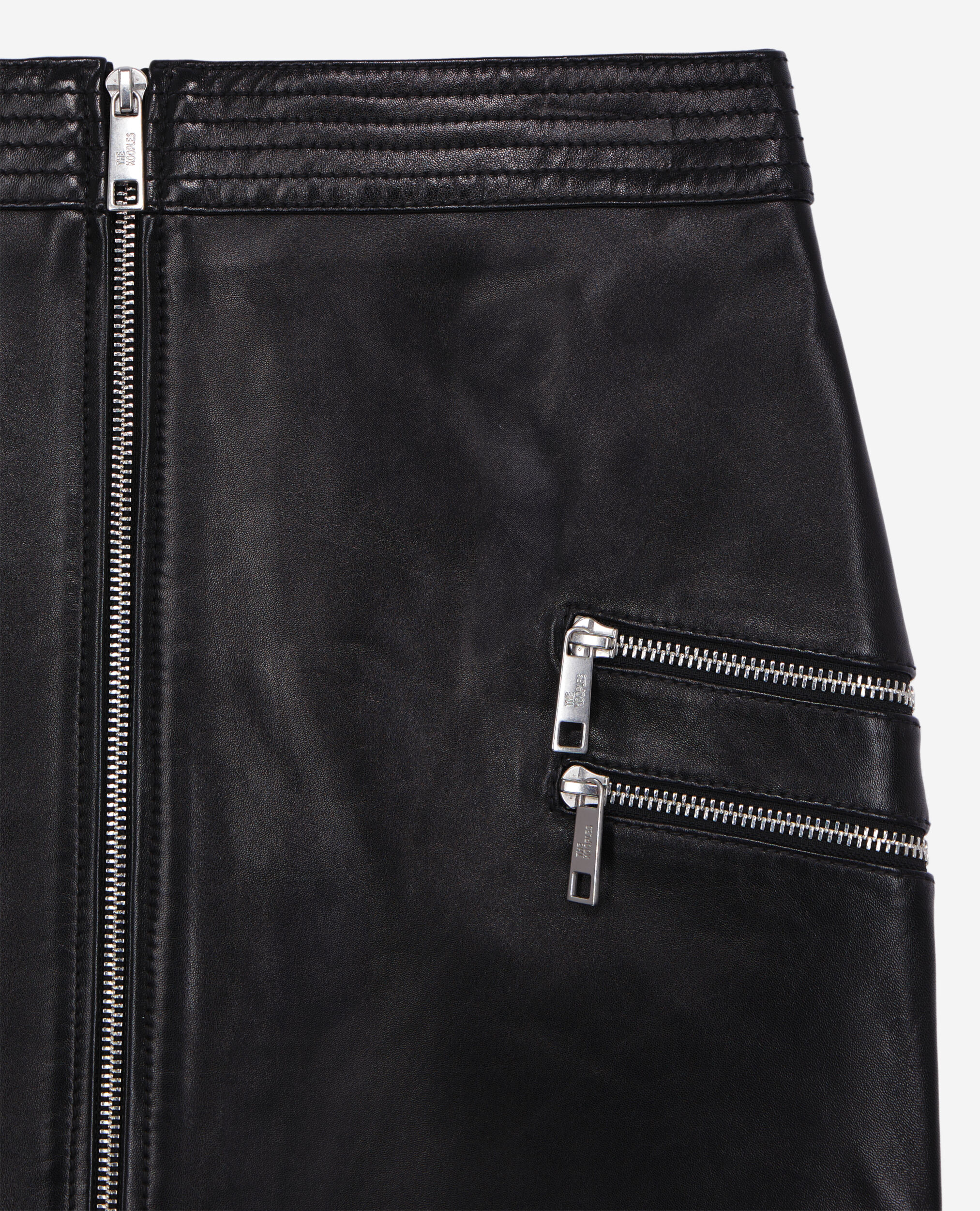 Jupe en sales cuir the kooples