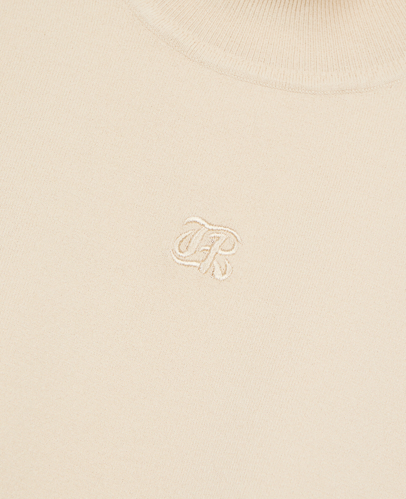 The Kooples WOMEN BEIGE TAUPE beige knit top