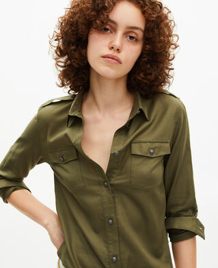The Kooples FEMME KAKI chemise kaki