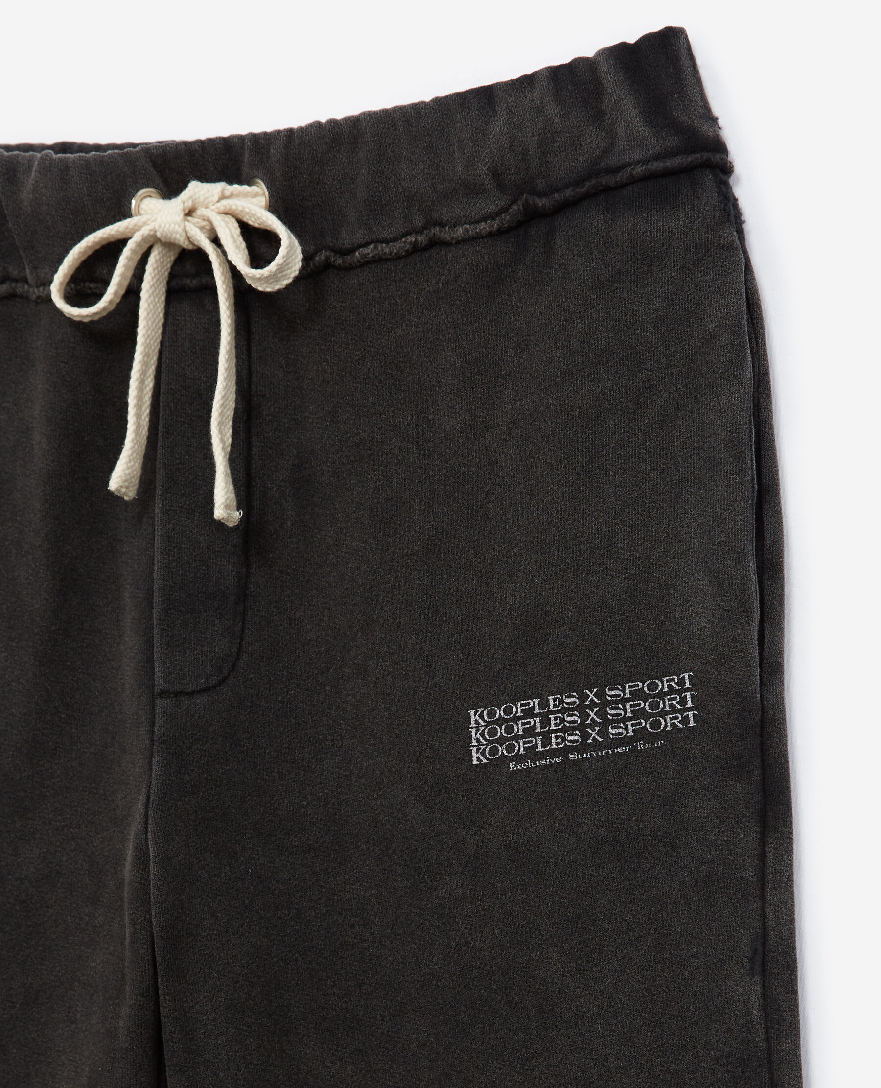 Faded 2025 black joggers