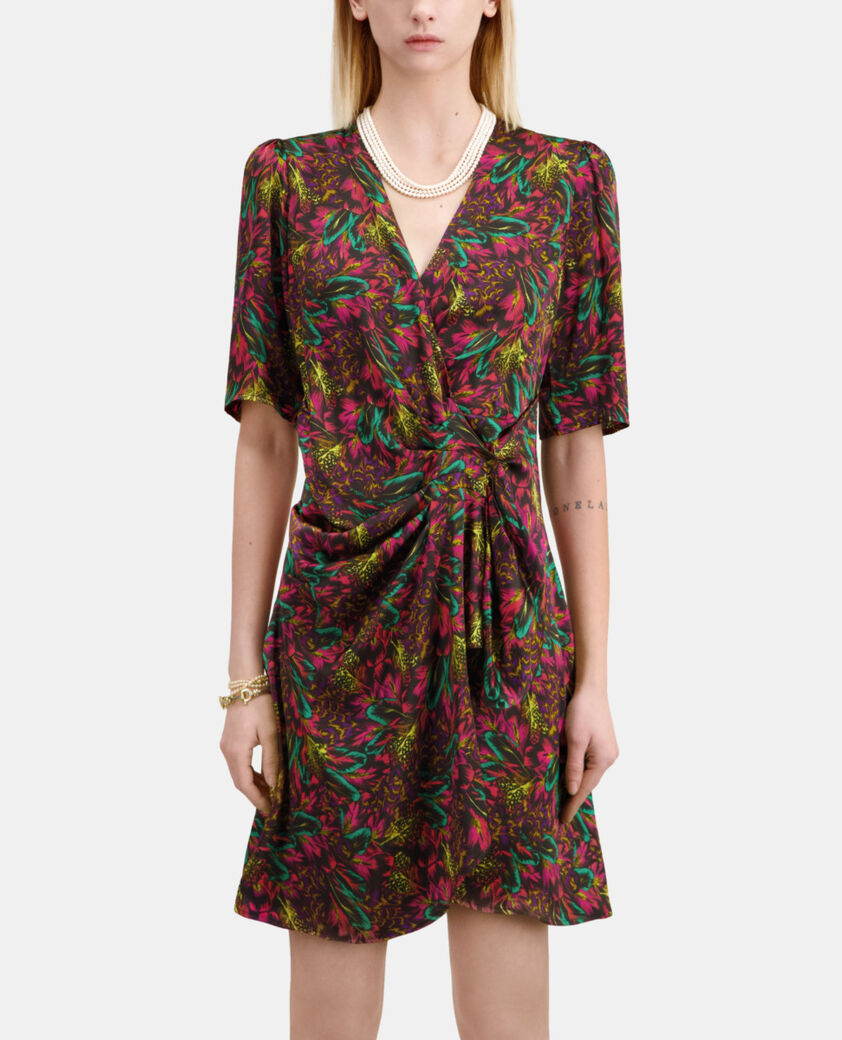 The Kooples F MULTICOLOR short printed dress