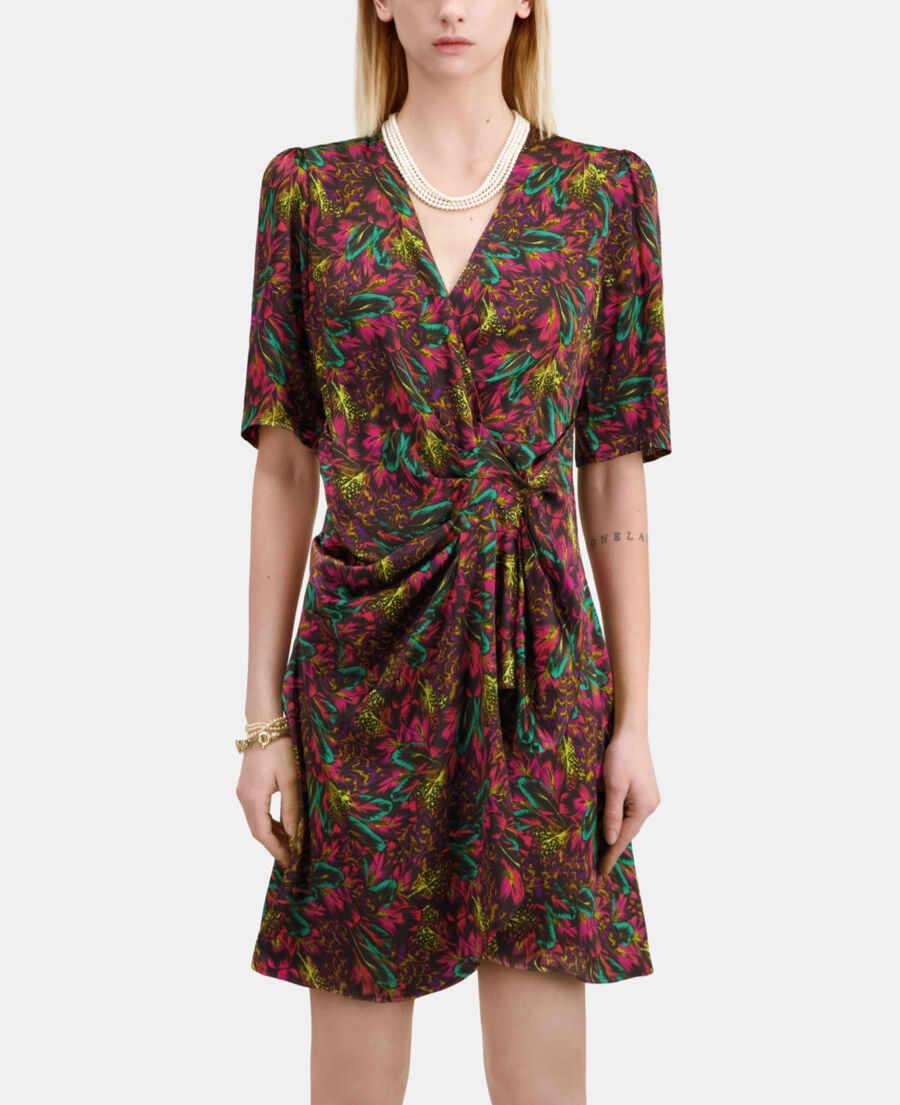 The Kooples F MULTICOLOR short printed dress