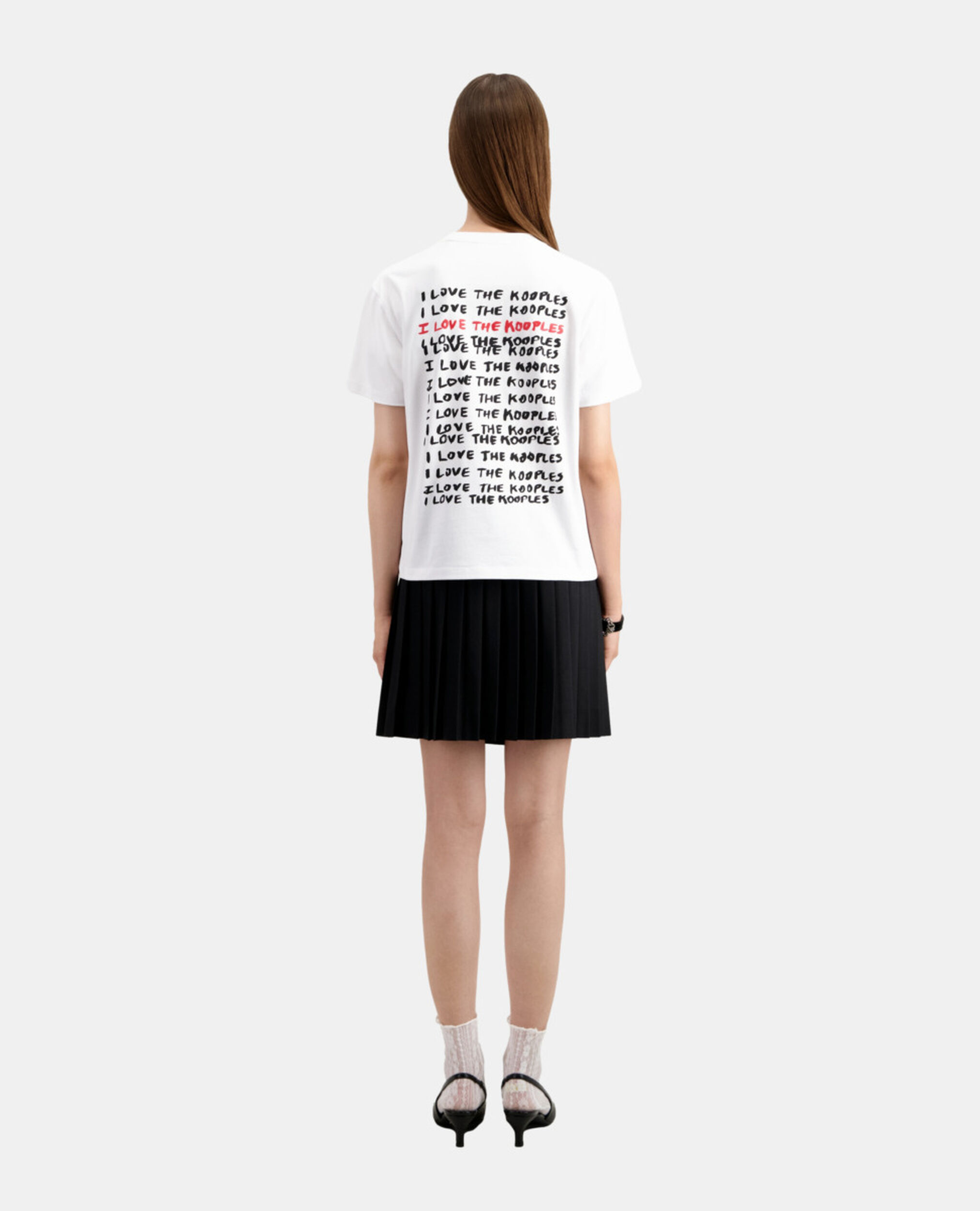 I Love Kooples white T-shirt, WHITE, hi-res image number null