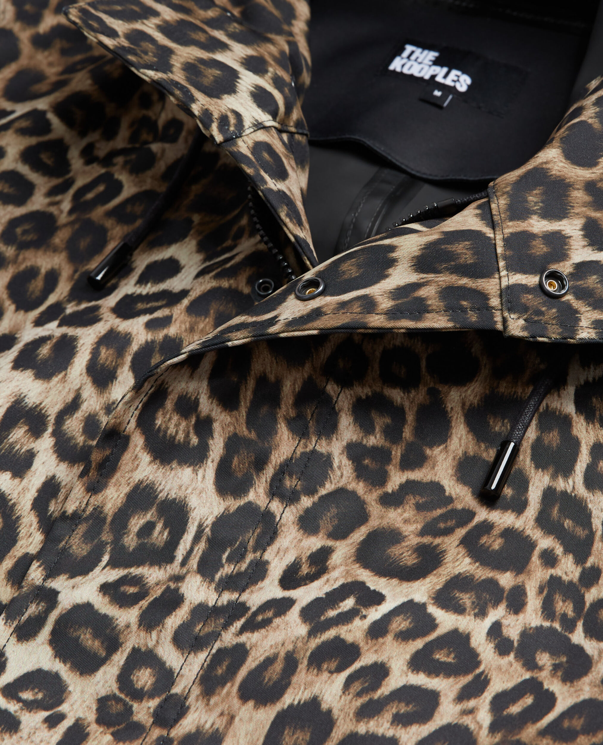 Parka longue capuche léopard, LEOPARD, hi-res image number null