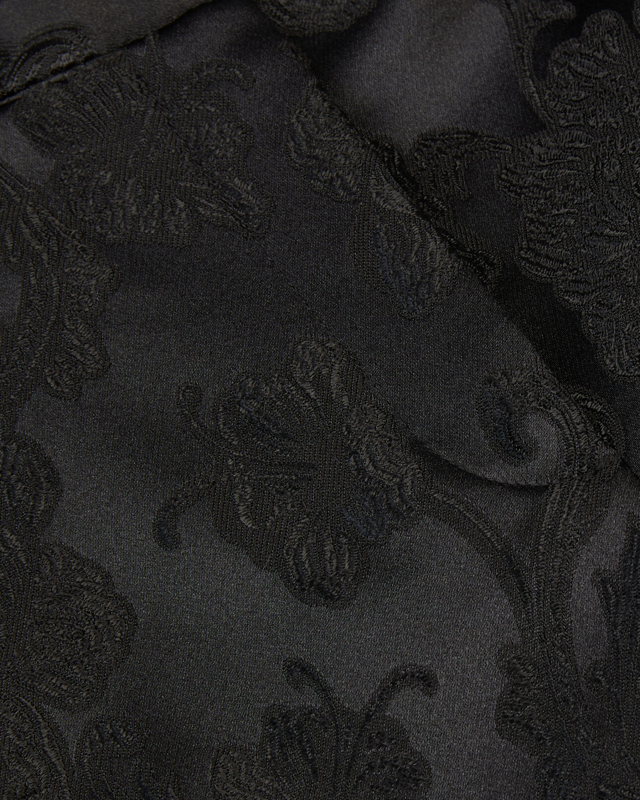 The Kooples DAMEN BLACK schwarze anzughose mit blumenmotiv
