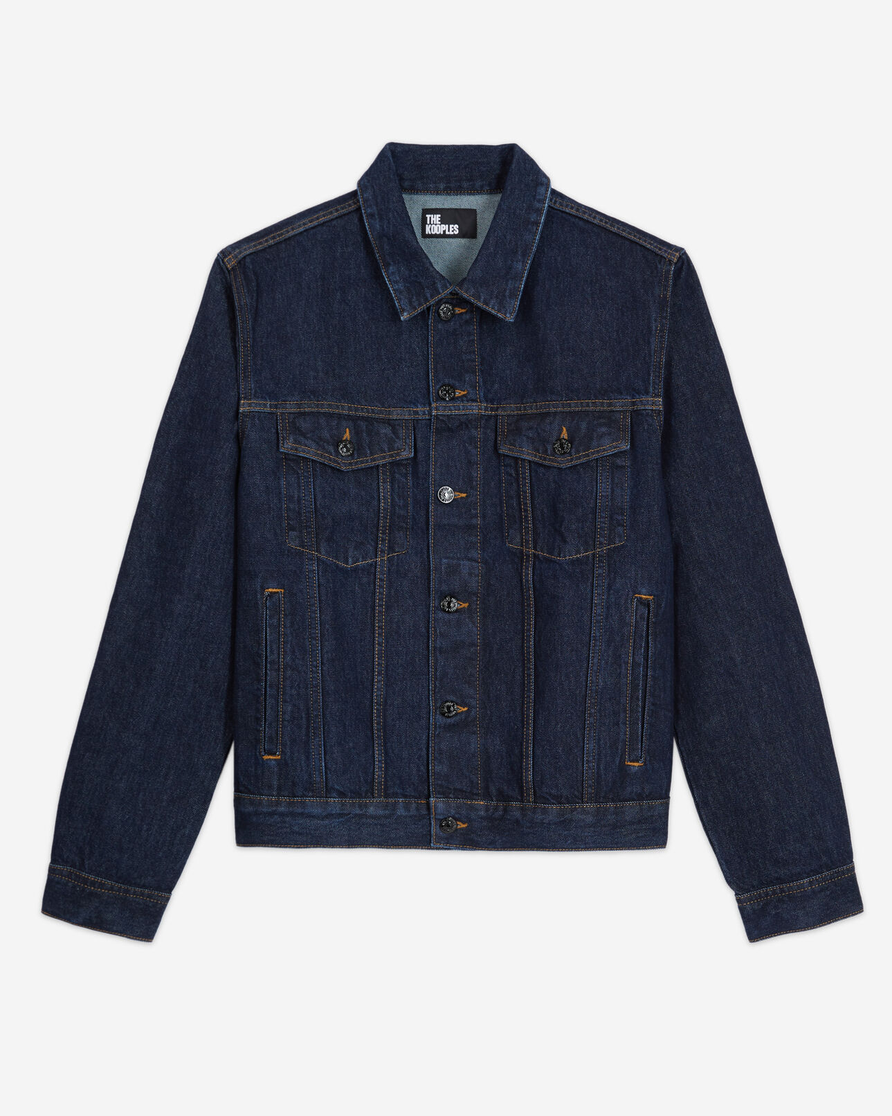 The Kooples HOMME BLUE BRUT blouson en jean bleu