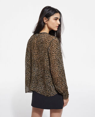 The Kooples WOMEN LEOPARD leopard print top