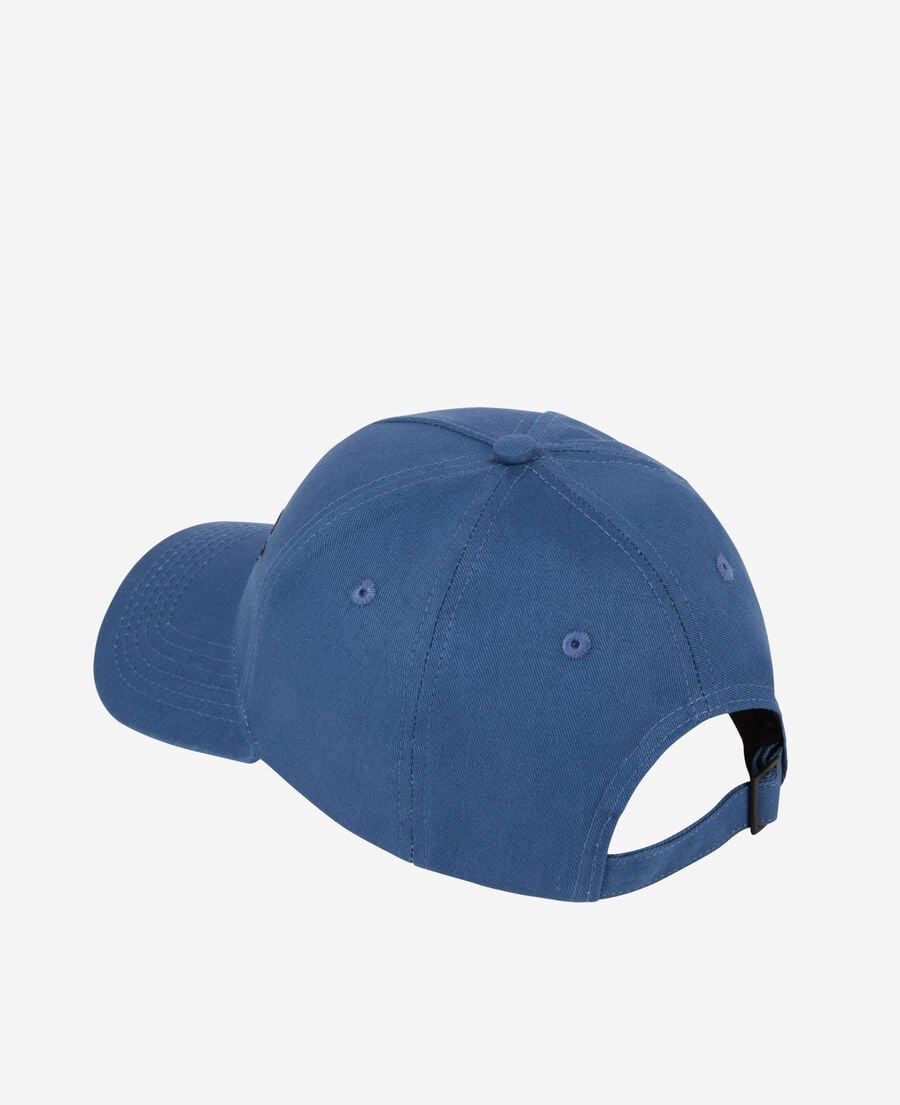 The Kooples UNISEX MIDDLE NAVY königsblaue kappe mit „what is“-schriftzug