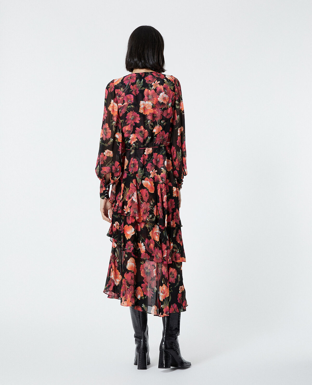 The kooples red floral dress hotsell