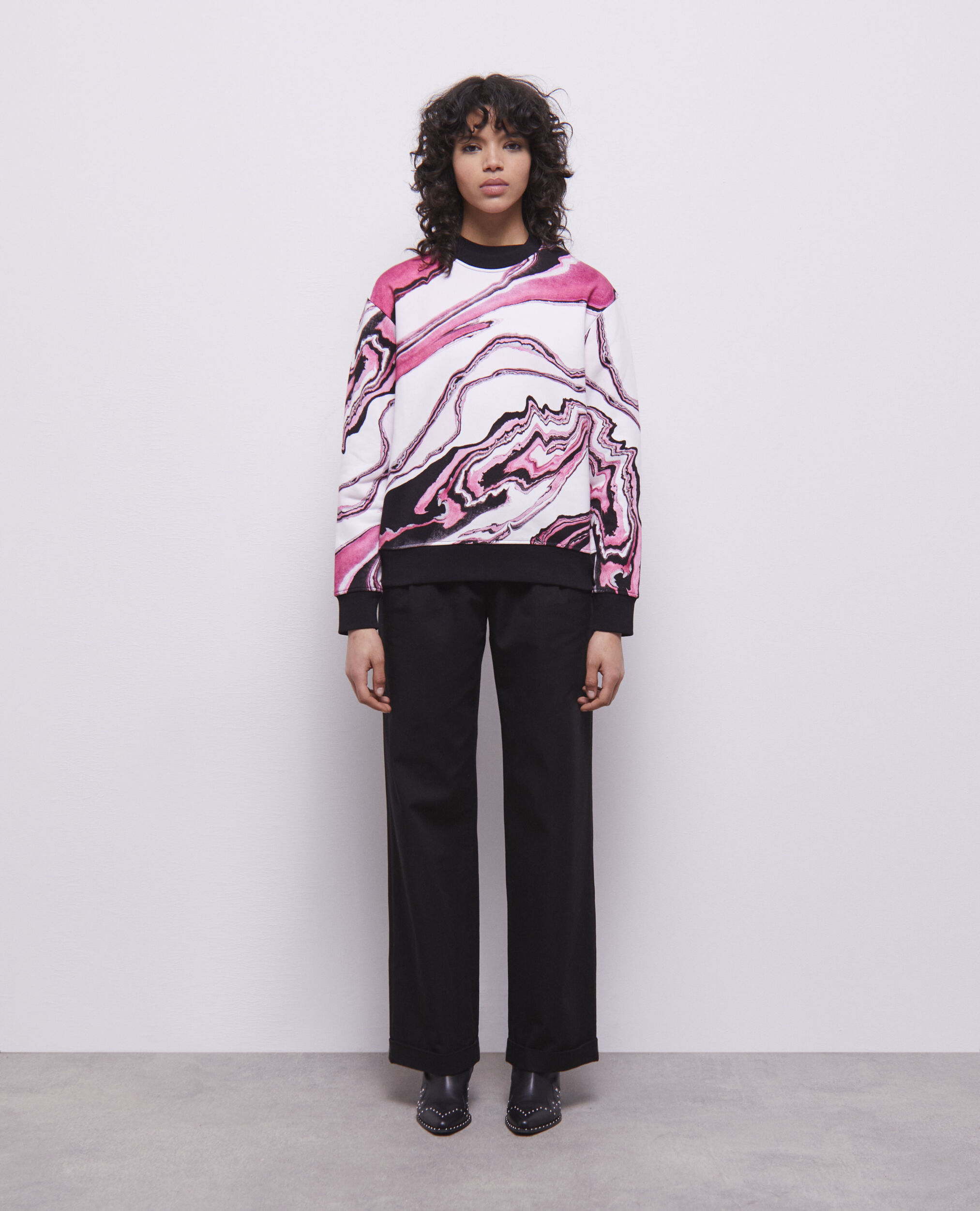 Printed sweatshirts women's online