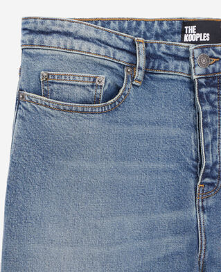 The Kooples H BLUE DENIM slim light blue jeans
