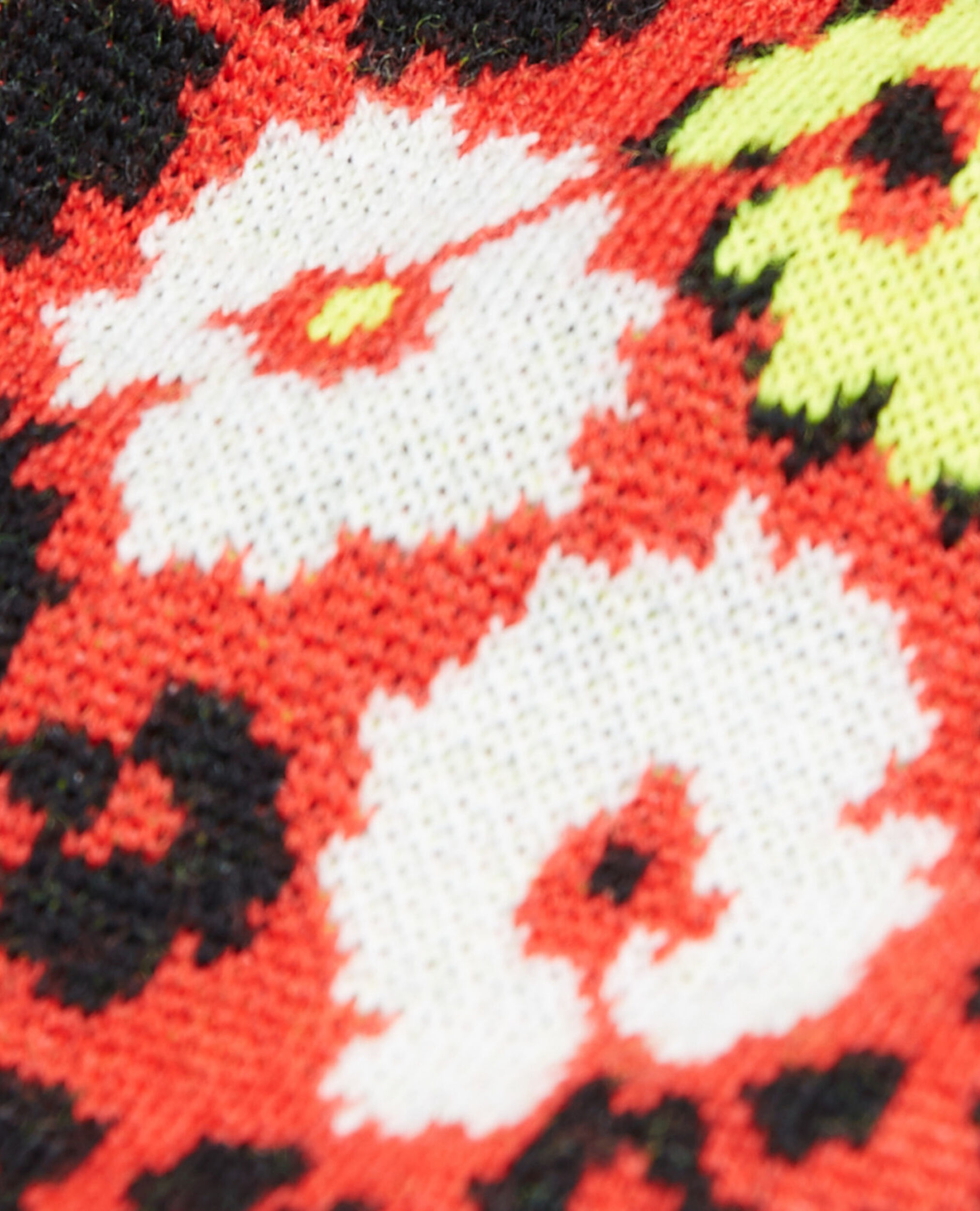 Floral print wool sweater, DARK RED, hi-res image number null